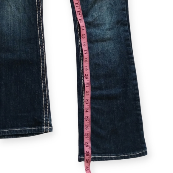 PAISLEY SKY WOMEN'S  BOOTS CUT JEANS. SIZE 6. COLOR BLUE. - Picture 12 of 12